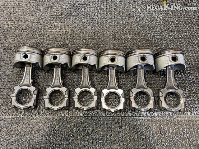 【中古】BNR32 スカイライン GT-R GTR 純正 ノーマル ピストン コンロッド 87φ 6本 N1 RB26DETT 24U 05U41-2 / 2T7-1…