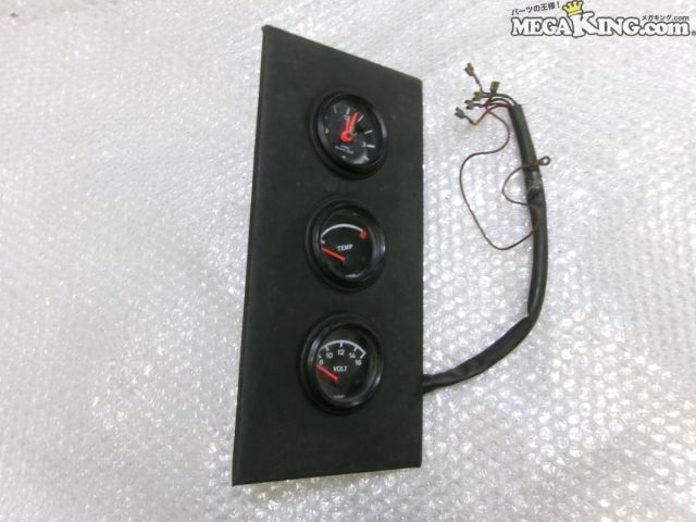 【中古】VDO 3連メーター 追加メーター 60φ 旧車 / 2T4-155