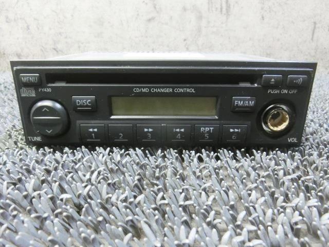 【中古】E51 エルグランド 前期 純正 ノーマル CDデッキ CDプレーヤー 28185-WL000 / 2G9-615