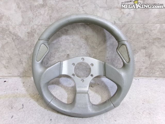【中古】MOMO モモ シルバージェット ステアリング ハンドル 320mm 32cm / 2T4-630