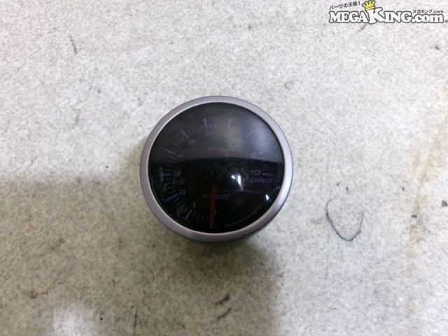 【中古】AUTOGAUGE オートゲージ タコメーター 約60φ 追加メーター メーターのみ 点灯OK / 2S8-1448