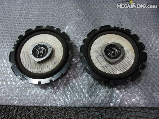 【中古】Carrozzeria カロッツェリア TS-F16 スピーカー 16cm オーディオ 汎用 動作OK / 2T1-883