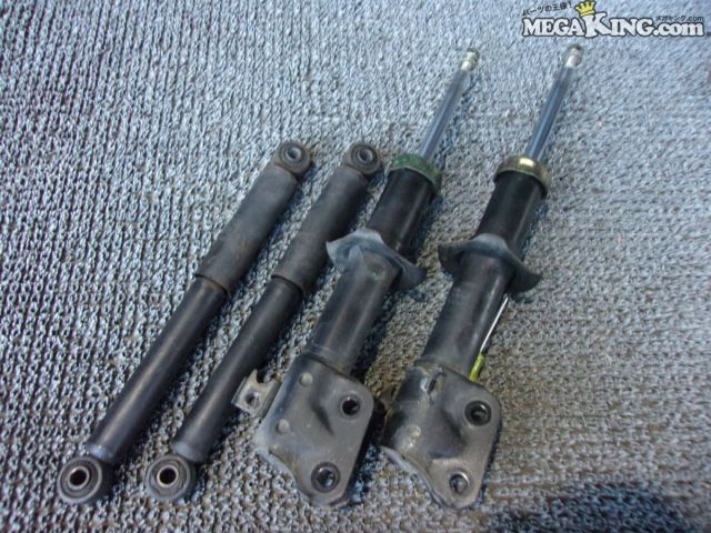 【中古】EC22S ツイン 純正 ノーマル ショックアブソーバー 4本 41601-80H50 41800-80H00 / 4S8-1486