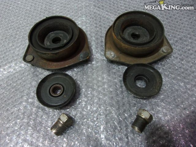 【中古】KSC130 ローレル 純正 ノーマル フロント アッパーマウント 左右セット / 4S2-407