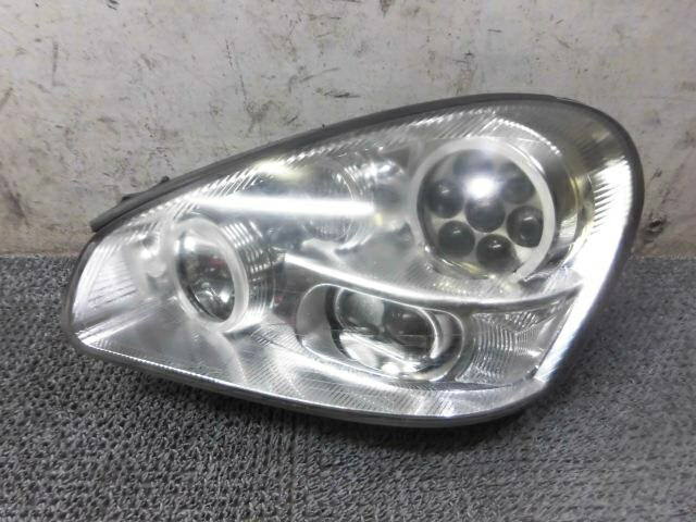 【中古】F50 シーマ 中期 後期 純正 加工 キセノン HID バルカン ヘッドライト 左側 イカリング付き STANLEY P2940 / G12-553