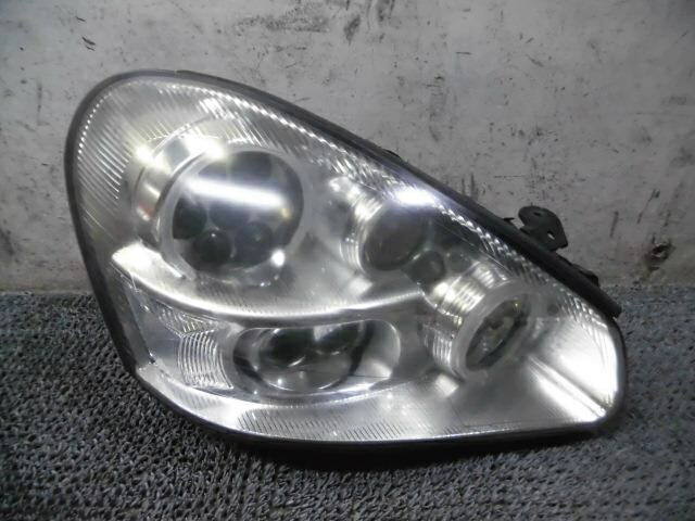 【中古】F50 シーマ 中期 後期 純正 加工 キセノン HID バルカン ヘッドライト 右側 イカリング付き STANLEY P2940 / G12-554