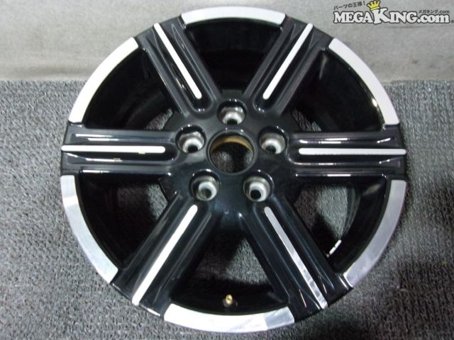 【中古】RV5 ヴェゼル 純正 16インチホイール 7J+50 5穴 PCD114.3 ブラック/シルバー系 1本 / 4T1-353