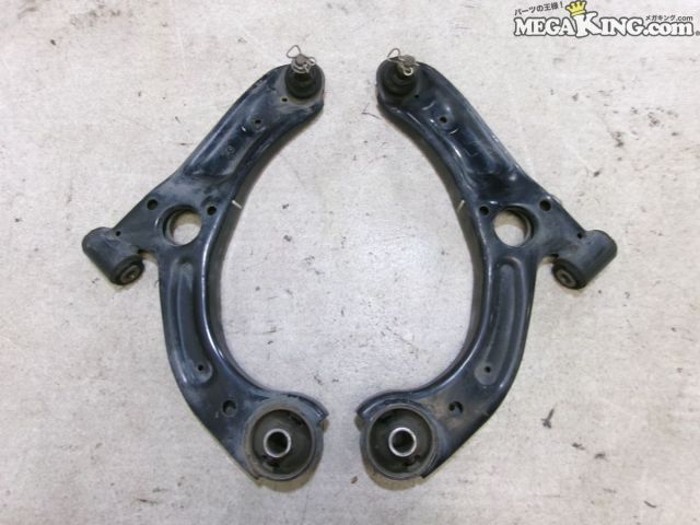 【中古】LA400K コペン 純正 ノーマル フロント ロアアーム 左右 / T4-161
