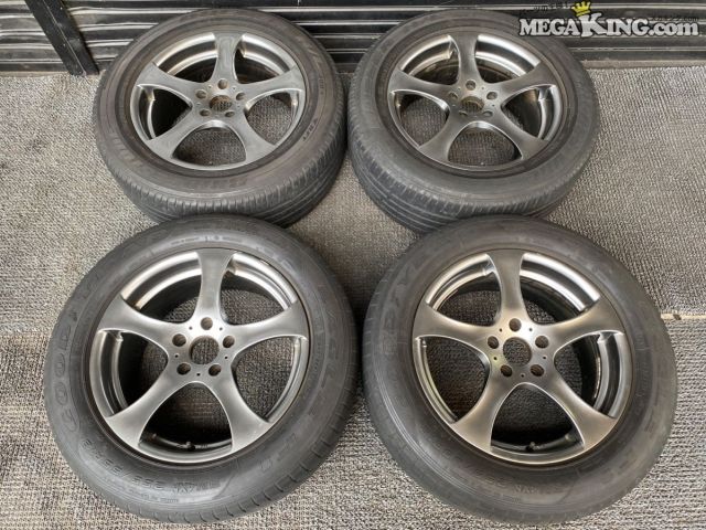 【中古】阿部商会 18インチホイール 8.5J +46 5穴 PCD120 4本 TA072 BMW E65 にて使用 / 5T5-729