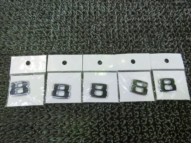 【新品アウトレット】社外 メッキ 立体 文字 エンブレム ステッカー シール デカール ロゴ アルファベ..