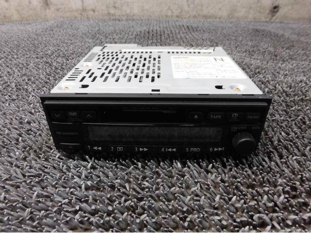 【中古】★激安!★WGNC34改 ステージア RB26DETT 純正 ノーマル カセットデッキ テープデッキ PS-1547E / H4-1078