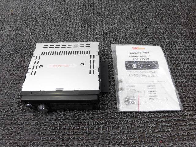 【中古】★激安 ★SK VISION SKビジョン CPRM対応 DVDプレーヤー 1DIN SKV-DV200 汎用 / H4-306