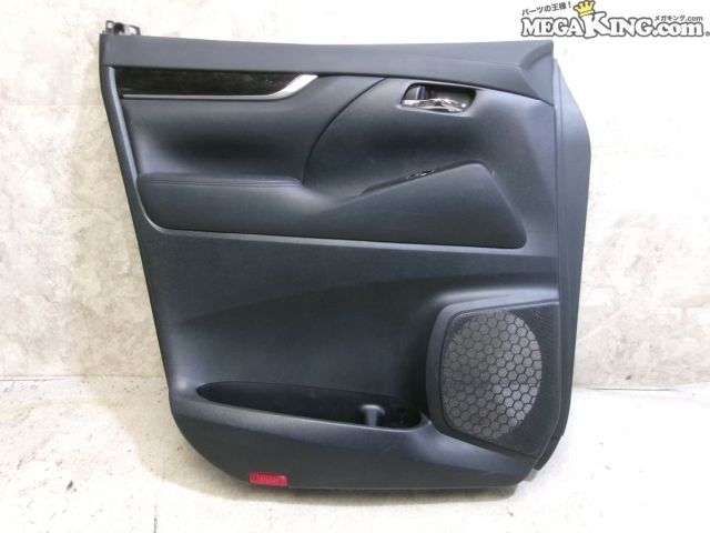 【中古】AGH30W アルファード 後期 純正 ノーマル フロント ドア内張り トリム スイッチ SW 左 80911-580A0 ヴェルファイア 等 / KT3-207