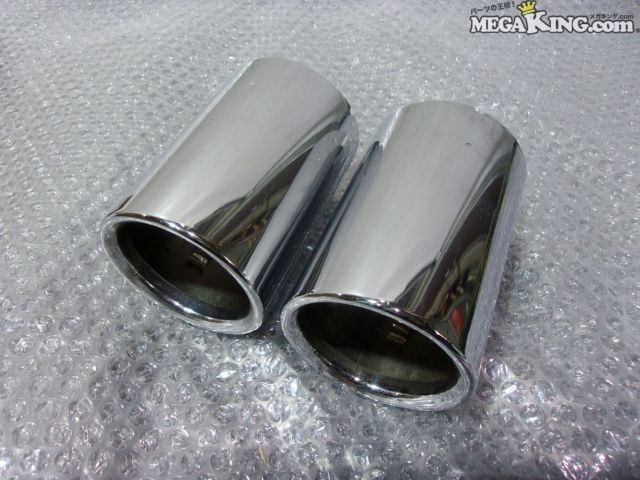 【中古】BMW F87 M2 純正 ノーマル ステンレス マフラーカッター 出口 2個 7853945-02 / T2-061