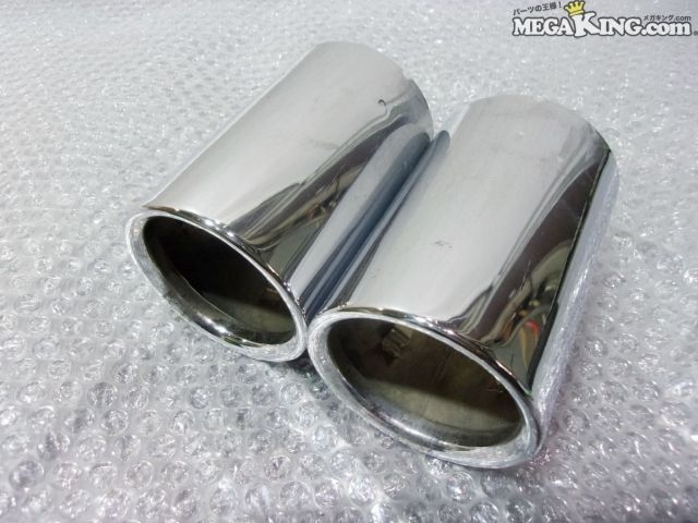 【中古】BMW F87 M2 純正 ノーマル ステンレス マフラーカッター 出口 2個 7853945-02 / T2-062