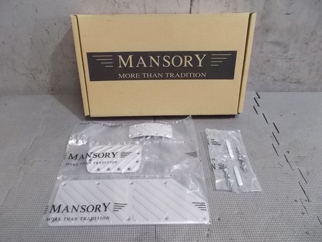 【中古】★未使用!★マセラティ レバンテ MANSORY マンソリー ペダルカバー / P9-990