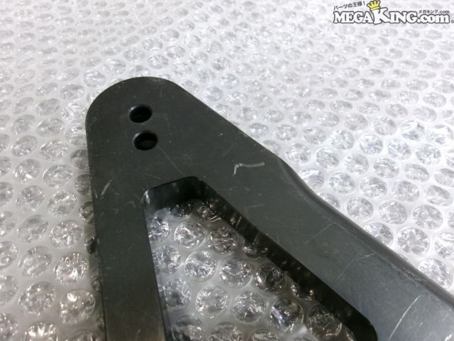 【中古】社外 GTウイングステー ブラック系 アルミ 汎用 / 2S7-149