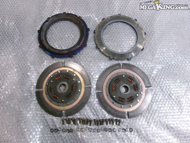 【中古】JZX100 チェイサー OS技研 メタル ツイン クラッチ ディスク / 2T3-712