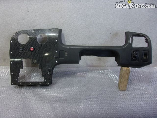 【中古】BCNR33 スカイライン GT-R 純正 改 センターパネル ハザード デフォッガー ドアミラースイッチ カーボンパネル 付 68260 15U00 / T3-841