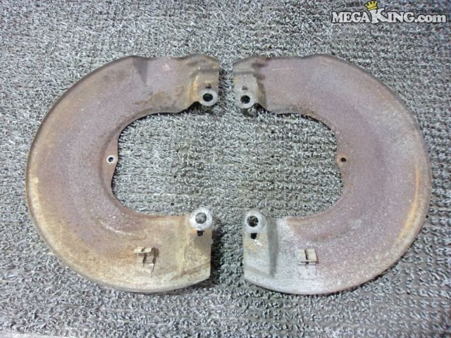 【中古】CT9A ランサーエボリューション8 ランエボ8 純正 ノーマル フロント バックプレート 4G63 / 2S10-1257