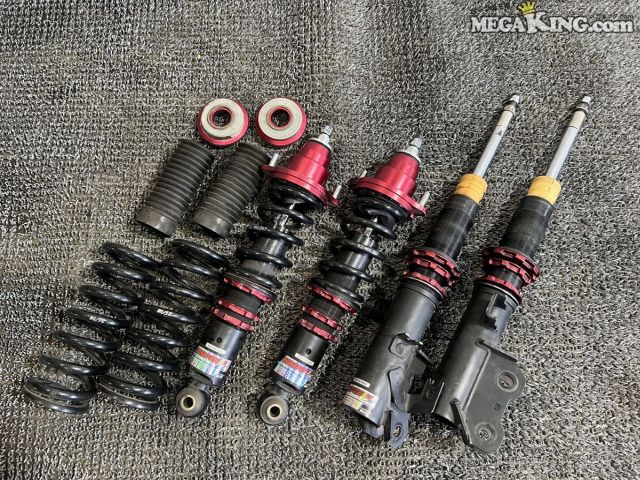 【中古】RN6 ストリーム BLITZ ブリッツ DAMPER ZZR フルタップ 車高調 全長式 減衰調整 1台分 RN8等 / T5-763