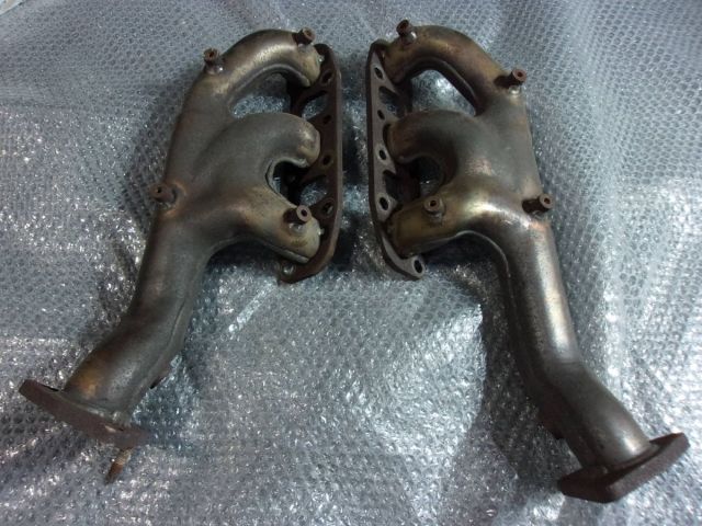 【中古】★激安!★M35 ステージア 純正 ノーマル エキマニ エキゾーストマニホールド タコ足 左右 / 4Q7-374