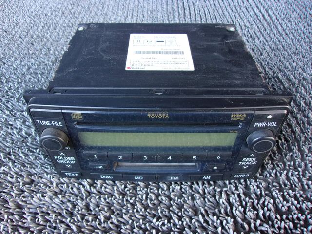 【中古】★激安!★トヨタ 純正 ノーマル CD MD デッキ プレーヤー オーディオ 86120-58090 アルファード 等 / Q1-926