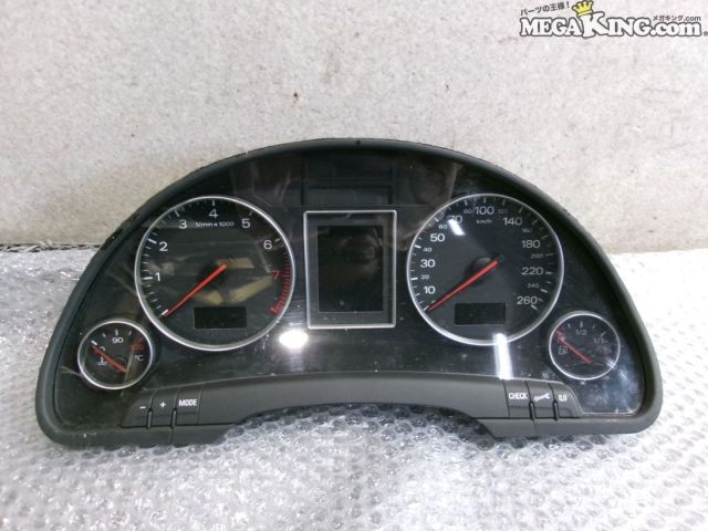 【中古】アウディ 8E A4 純正 ノーマル スピードメーター 8E0920 900H / T4-280