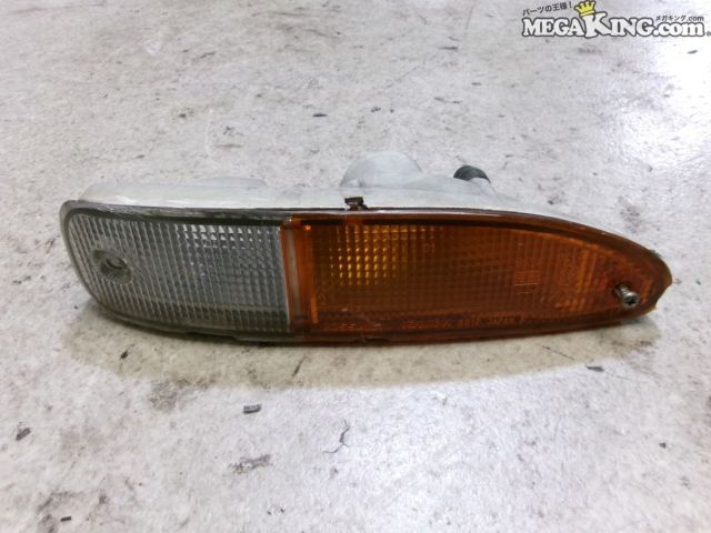 日産180sxフロントターンランプ左右中古 180SX ワンエイティ 中期用 クリスタル フロント ウインカー