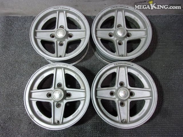 【中古】CAMPAGNOLO カンパニョーロ 13インチホイール 6J+13 4穴 PCD114.3 4本 / S10-572