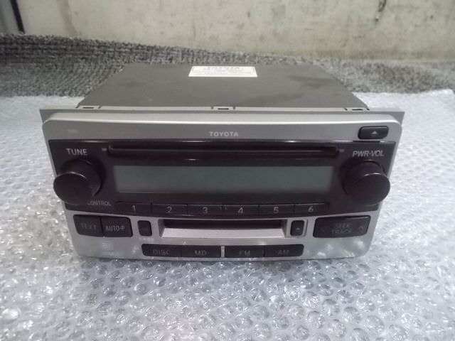 【中古】★激安 ★トヨタ 純正 ノーマル CD MD デッキ プレーヤー オーディオ 86120-58011 / Q1-812