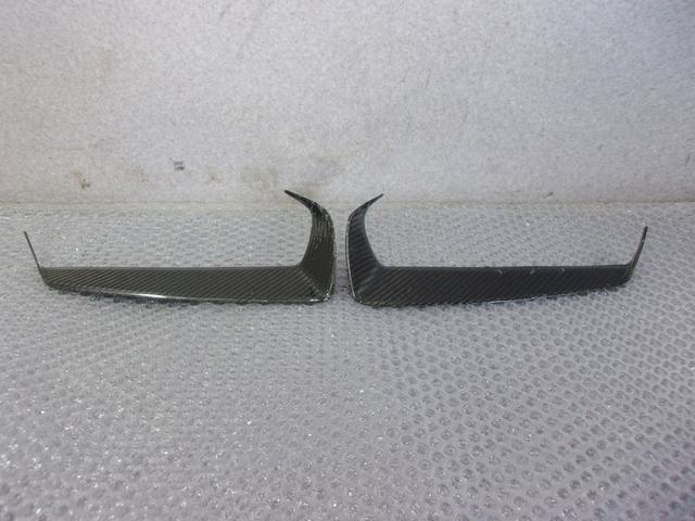 【中古】★激安!★R35 GT-R 社外 ノルドリンク ? アイライン ライトフィニッシャー ヘッドライトカバー カーボン 左右セット VR38DETT / R...