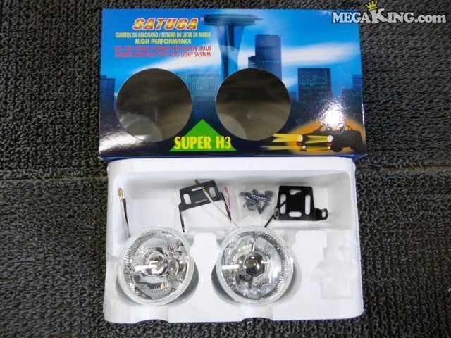 Rakuten - 【中古】★新品!★SATUGA SUPER H3 HYPER FOG ハロゲン フォグランプ フォグライトレンズ 左右 セット YL-2009 汎用 / 2J5-213