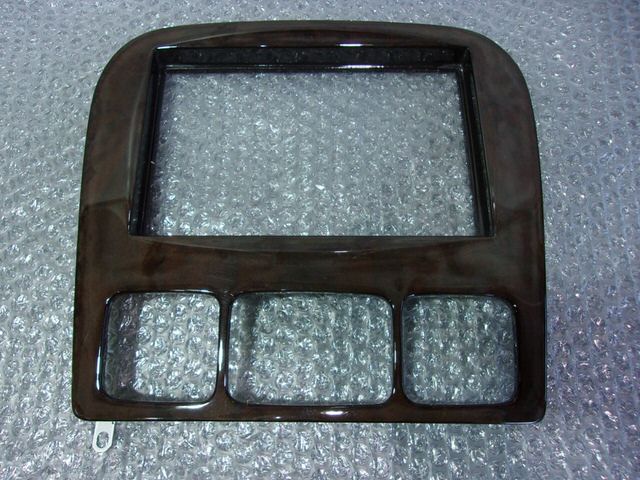 【中古】★激安!★ベンツ W220 Sクラス 社外 オーディオパネル ナビパネル ウッド調 / 2R2-768