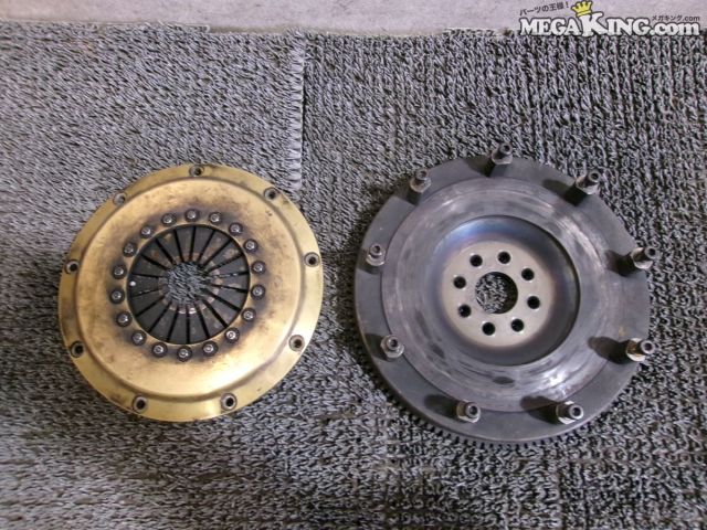【中古】JZX100 チェイサー ORC オグラ クラッチカバー プッシュ式 フライホイール 1JZ-GTE / 2T4-493