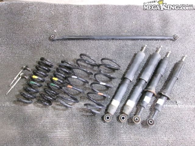 【中古】GDJ150 ランドクルーザー ランクル プラド 後期 純正 ノーマル ショック&サスペンション 1台分 ラテラルロッド 付 48510-60272 48530-60193 / 4T4-563