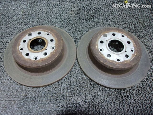 【中古】SXE10 アルテッツァ ALTEZZA 純正 ノーマル リア リヤ ブレーキ ローター 308mm 左右セット / T2-192
