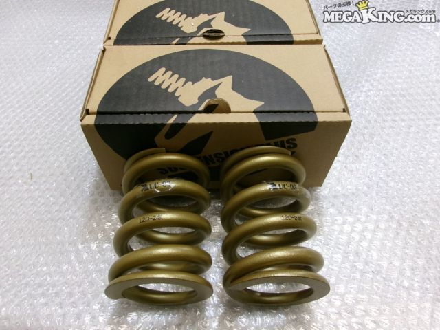 Rakuten - 【中古】★未使用★SUSPENSION PLUS サスペンションプラス 直巻き スプリング バネ コイル 車高調 2本 自由長約120mm ID約60mm 24K UC-03 / S7-331
