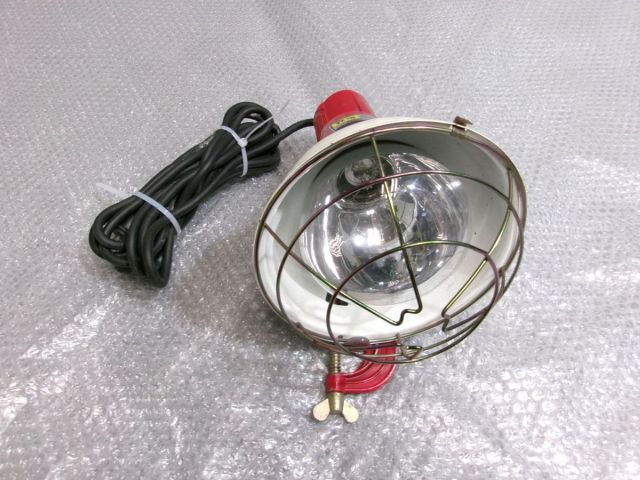 【中古】★激安!★KYOKUTO 極東 SR-IK 投光器 ランプホルダー 照明 作業灯 300V 点灯OK / 2Q7-030