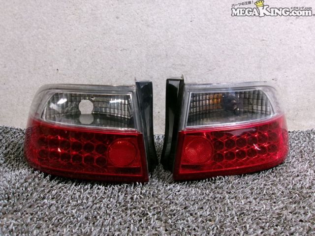 【中古】EG6 シビック SONAR ソナー LED テールランプ 外側 左右 B16A SK1311-CV92 3D 点灯OK / 2S12-048