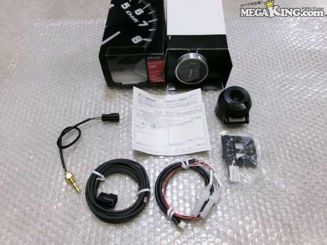 【中古】★未使用★Defi デフィ Racer Gauge N2+ レーサーゲージ メーター 温度計 60φ 単独動作モデル DF19702 / S10-761