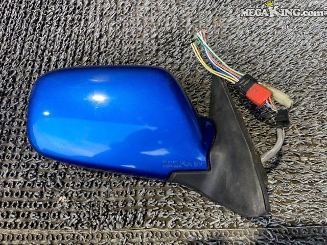 【中古】RA1 プレオ 純正 ノーマル ドアミラー サイドミラー ブルーレンズ 5ピン 2ピン ヒーター 付 右 運転席側 / 2T5-1627