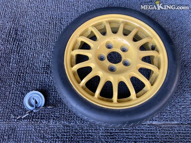 【中古】FD3S RX-7 純正 エンケイ 16インチホイール 4T +40 5穴 PCD114.3 1本 / T5-1640