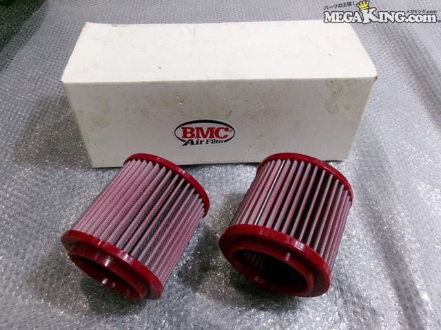 【中古】★未使用★アウディ 4E S8 BMC エアフィルター 円筒型 2個セット FB544/08 / S2-668