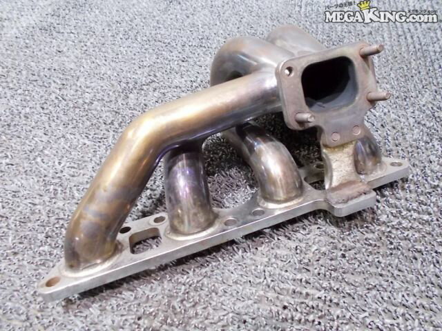 【中古】RPS13 180SX ターボ 社外 オールステンレス エキゾーストマニホールド エキマニ たこ足 SR20DET S13 S14 S15 シルビア 等...