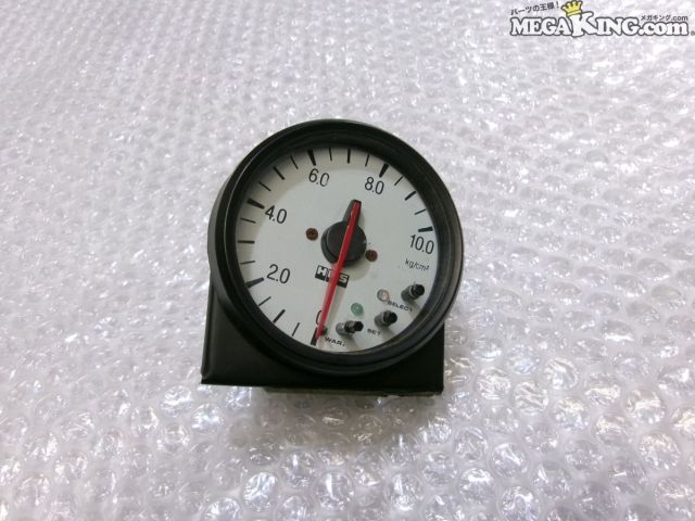 【中古】HKS メーター 油圧計 60φ 機械式 追加メーター ホワイト系 / 2S12-976