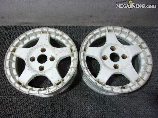【中古】YOKOHAMA ヨコハマ ART 15インチホイール 6J+45 4穴 PCD114.3 RALLY ラリー 2本 ランエボ1 2 3 等 / R12...