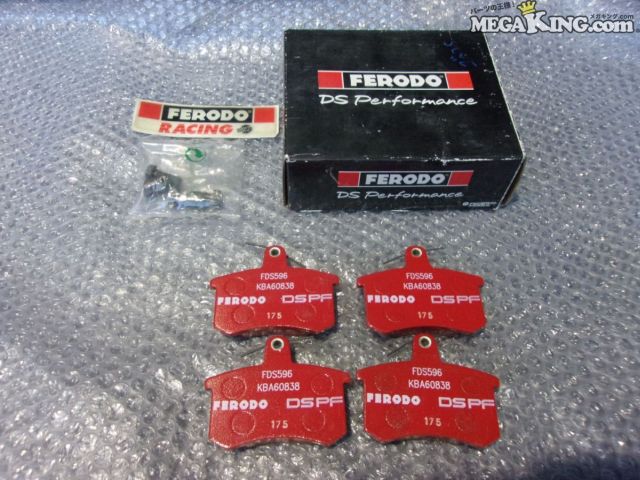 【中古】★未使用★FERODO フェロード DSパフォーマンス リア リヤ ブレーキパッド FDS596 アウディ 8D A4 等 / S5-412