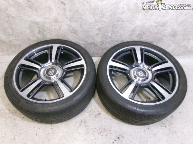 【中古】ロールスロイス レイス 純正 OP スタイル602 21インチホイール 9.5J+33 5穴 PCD120 2本 6862612 / T2-1792