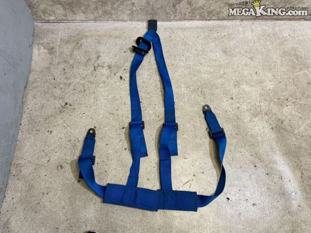 【中古】ARD シートベルト 2インチ ブルー レーシングハーネス / T6-342